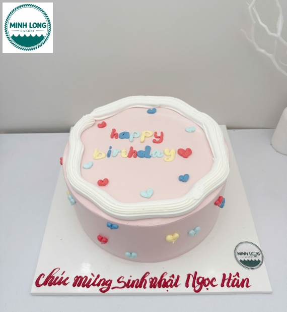 Bánh Kem Hàn Quốc tone hồng tặng bạn thân hot 