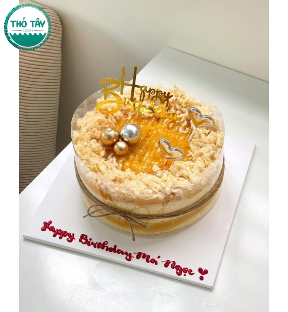 Bánh  bông lan trứng muối tặng chị