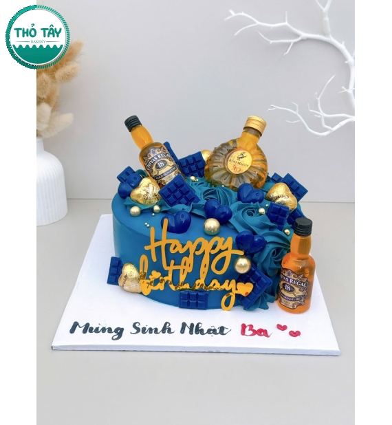 Bánh Kem trang trí  Rượu Chivas 