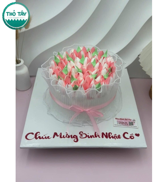 Bánh Kem Hoa Tặng cô giáo ngày 20/10