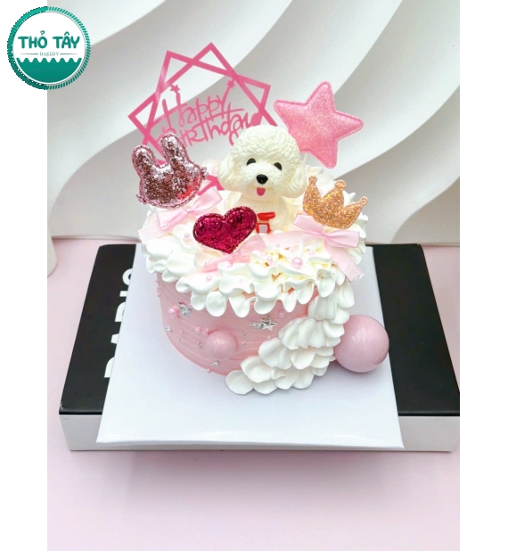 Bánh kem dành cho bé gái làm theo yêu cầu tại Cần Thơ