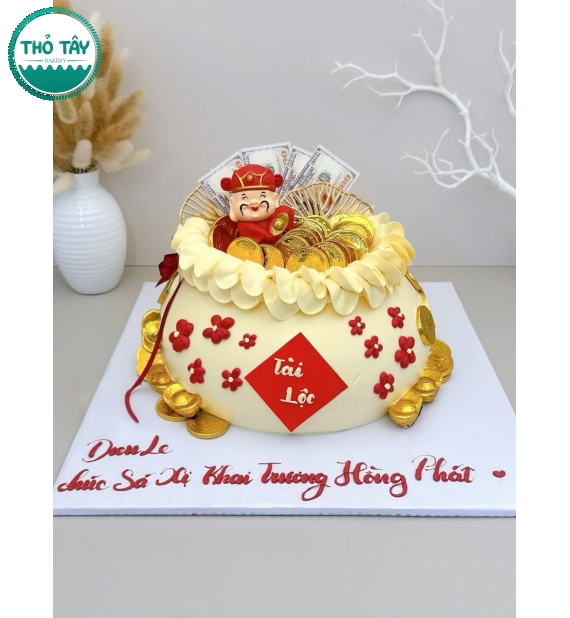 Bánh Kem Khai Trương Công Ty – Sang Trọng, Lịch Sự