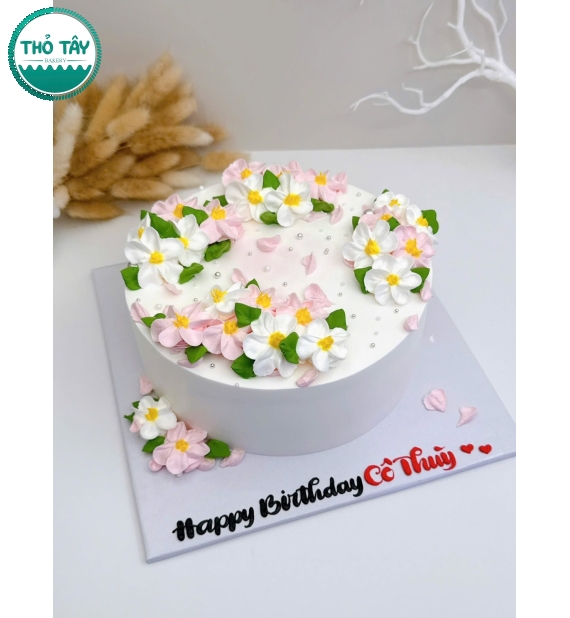 Bánh Kem Hoa Tặng cô giáo