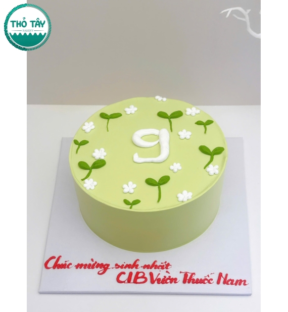 Bánh kem hàn quốc hot năm 2025 vẻ đơn giản hoa nhí