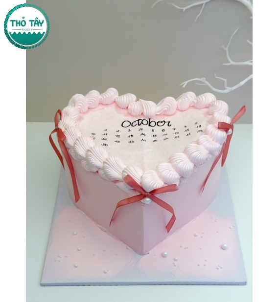 Bánh kem hàn quốc hot năm 2025 viết lịch kỉ niệm