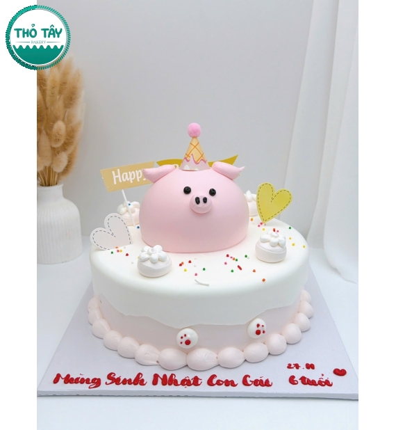 Bánh style hàn quốc lợn con xinh