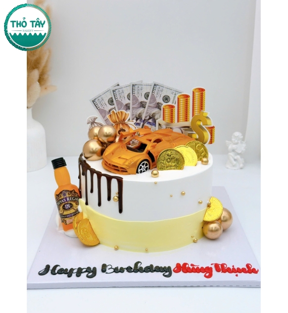 Bánh kem dành nam mẫu bánh đẹp Thỏ Tây