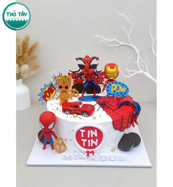 Bánh kem Người Nhện cho bé trai Cần Thơ