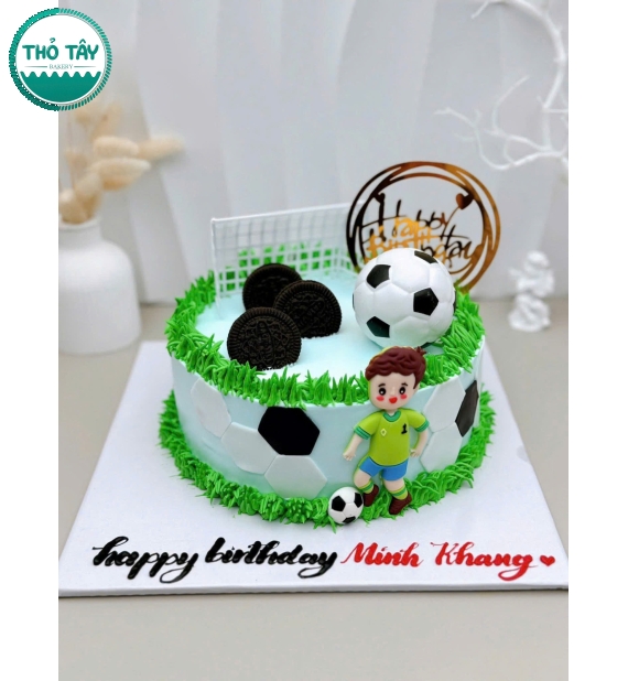 Bánh Kem In Hình Cho Bé Trai Yêu Bóng Đá Giao Tận Nơi Cần Thơ