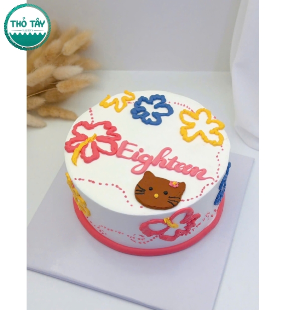 Bánh kem hello kitty xinh nhỏ đáng yêu