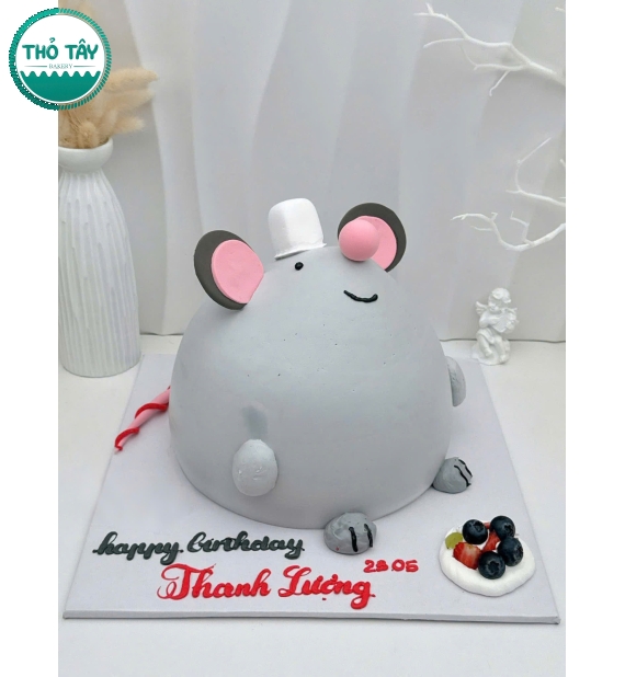 Bánh kem hàn quốc tạo hình nhân vật hoạt hình tặng nam