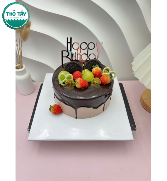 Bánh Kem phủ đầy socola-tiệm bánh kem thỏ tây ô môn