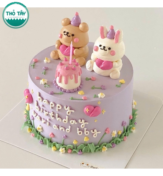 Bánh kem style Hàn Quốc dành cho cặp đôi yêu nhau