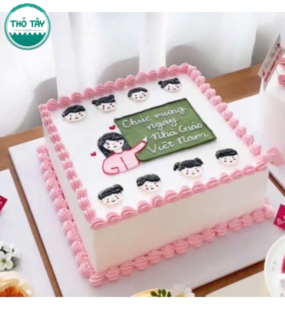 Bánh Kem dành tặng 20/11 tặng cô giáo cấp 1