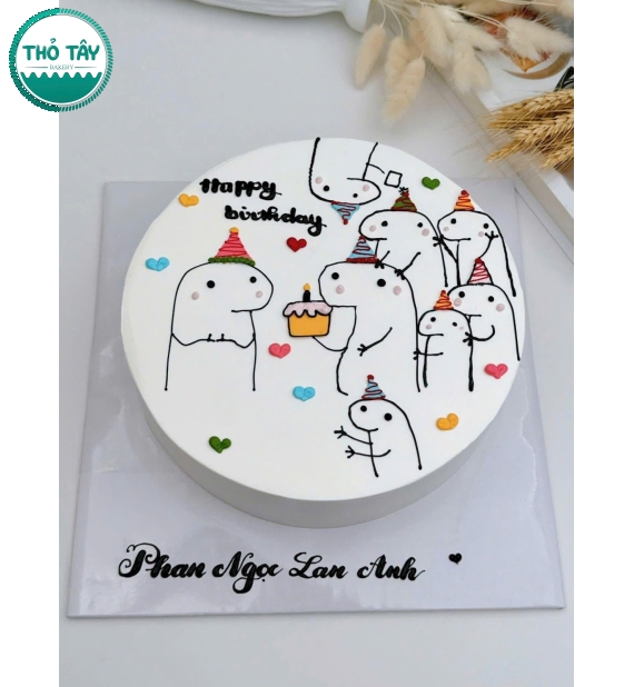 Bánh kem hàn quốc hội bạn thân tặng