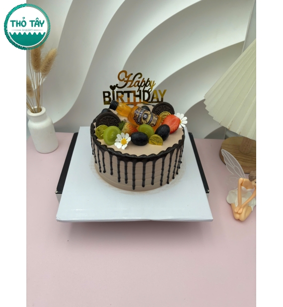 Bánh Kem trái cây hot 2025 mẫu bánh socola tặng nam