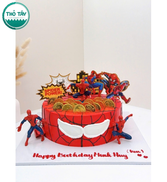 Bánh kem người nhện bánh kem cần thơ 