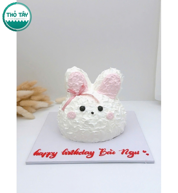 Bánh kem hàn quốc tạo hình chú thỏ đáng yêu