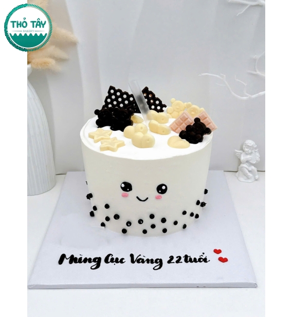 Bánh kem style Hàn dành cho team mê trà sữa