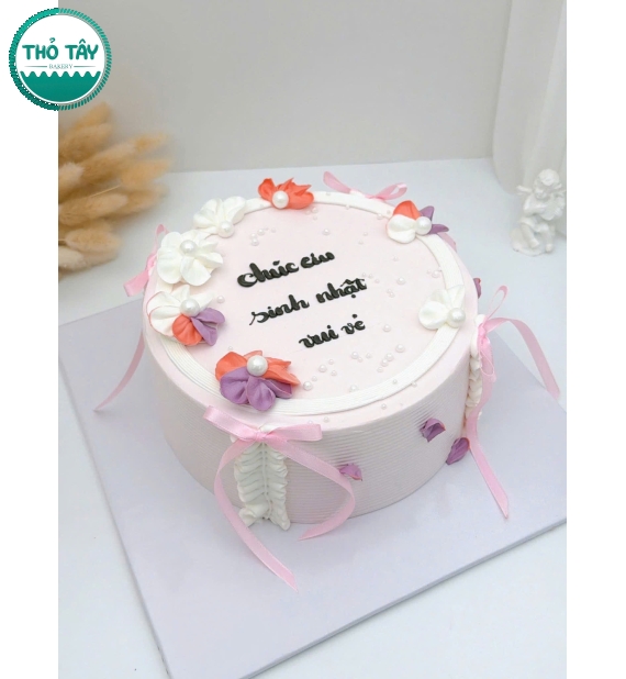 Bánh kem style hàn quốc đơn giản tặng em yêu