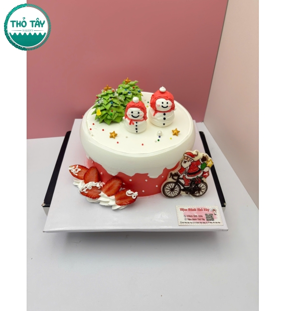 Bánh giáng sinh làm tiệc công ty