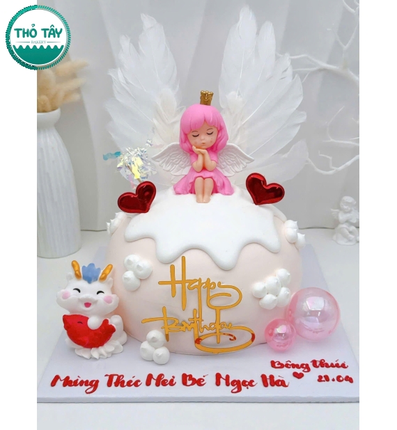 Bánh kem dành cho bé gái hình túi tiền xinh sắn