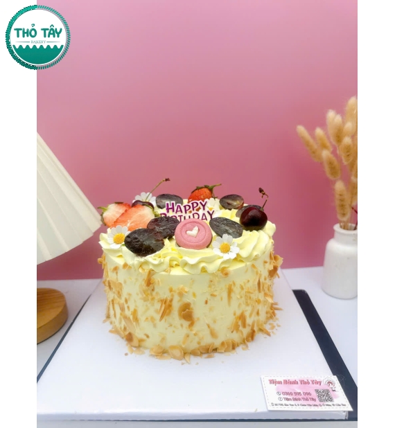 Bánh Kem phô mai hạnh nhân siêu hot tại ô môn