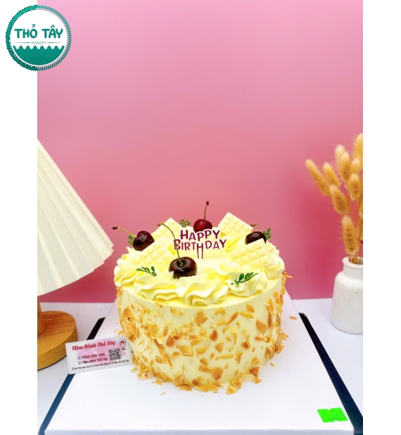 Bánh Kem phô mai hạnh nhân siêu hot tại châu văn liêm