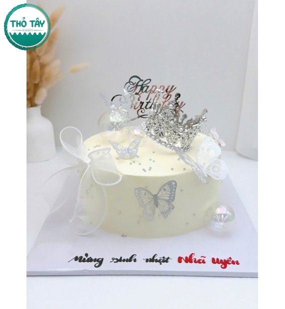 Bánh Kem tone trắng ,mẫu đẹp tại cần thơ