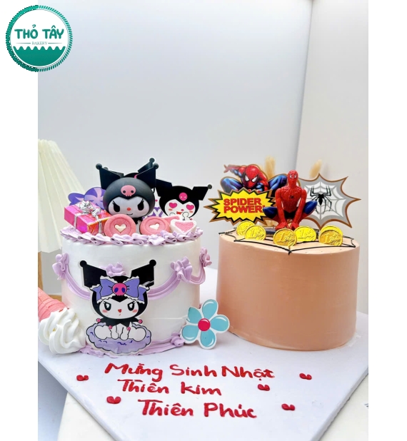 Combo bánh kem dành cho bé trai bé gái