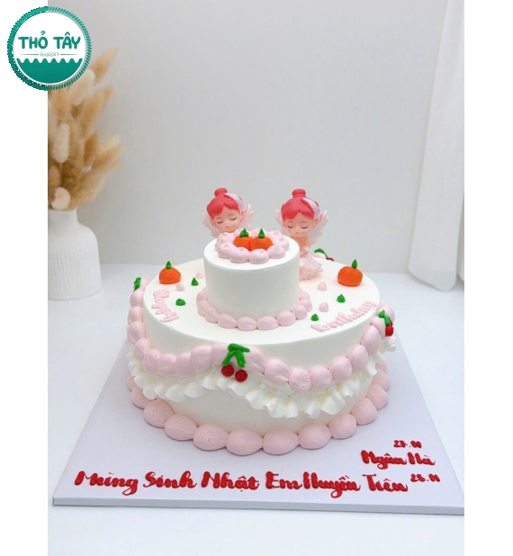 Bánh kem công chúa dành cho bé gái
