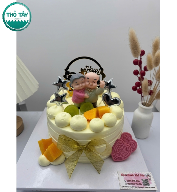 Bánh Kem trái cây tặng ba mẹ