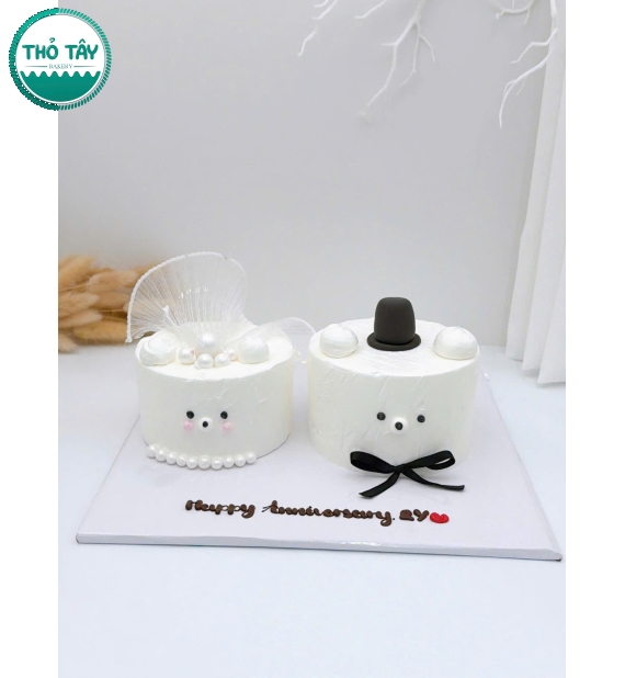 Bánh kem style Hàn Quốc tạo hình đáng yêu Tại Thỏ Tây