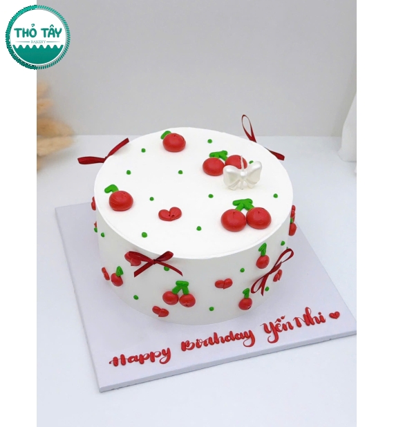 Bánh kem style hàn quốc dành vẻ hình cheryy xinh
