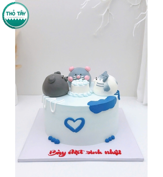 Bánh kem style hàn quốc dành tạo hình dành tặng bạn thân