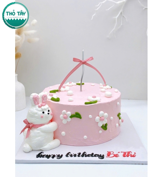 Bánh kem hàn quốc tone dành cho nữ tone hồng