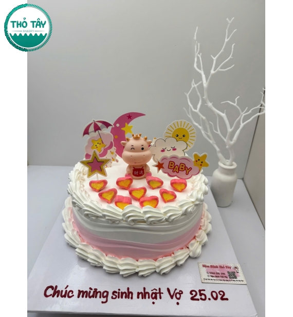 Bánh Kem dành cho bé gái hot 2026 Tại Thỏ Tây 