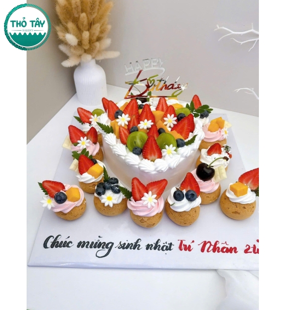 Bánh Sinh Nhật Singapore kết hợp bánh kem tại cần thơ