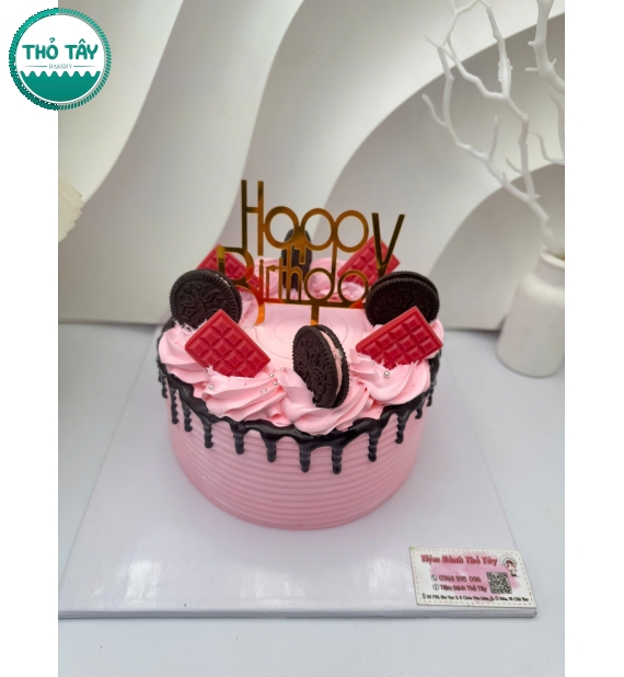 Bánh Kem tone hồng dành cho nữ mẫu đẹp 