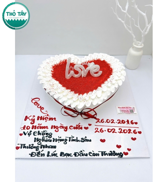 Mẫu bánh kem dành tặng nữ viết lời chúc theo yêu cầu