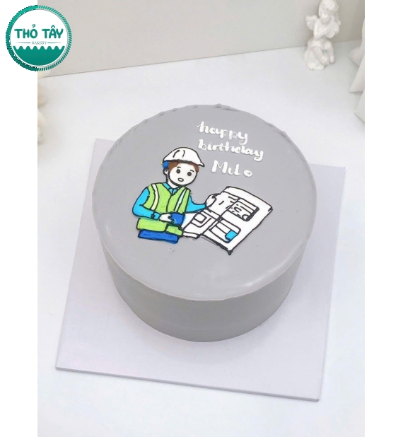 Bánh kem style Hàn Quốc vẻ chibi ngành nghề