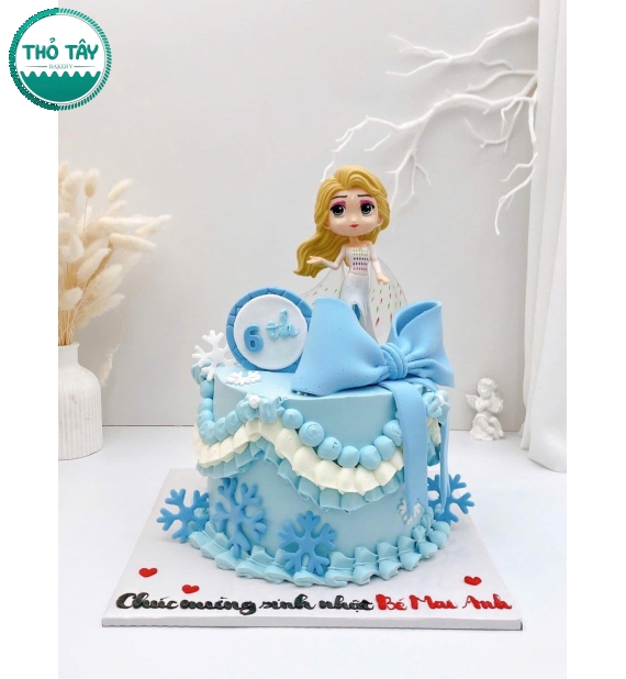 Bánh Kem công chúa cho bé gái hot 2026