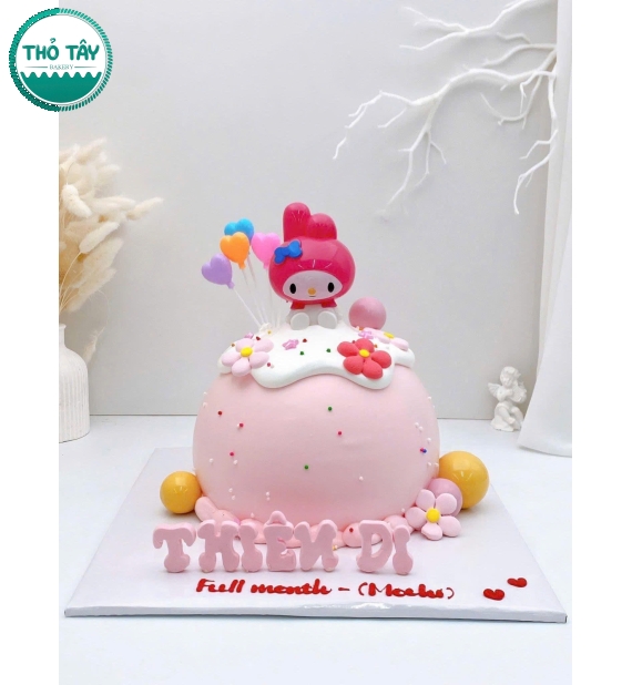 Bánh Kem dễ thương dành cho bé gái lên 7 tuổi 