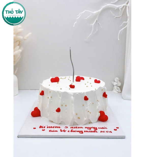 Mẫu bánh kem tặng kỉ niệm ngày cưới siêu hot 