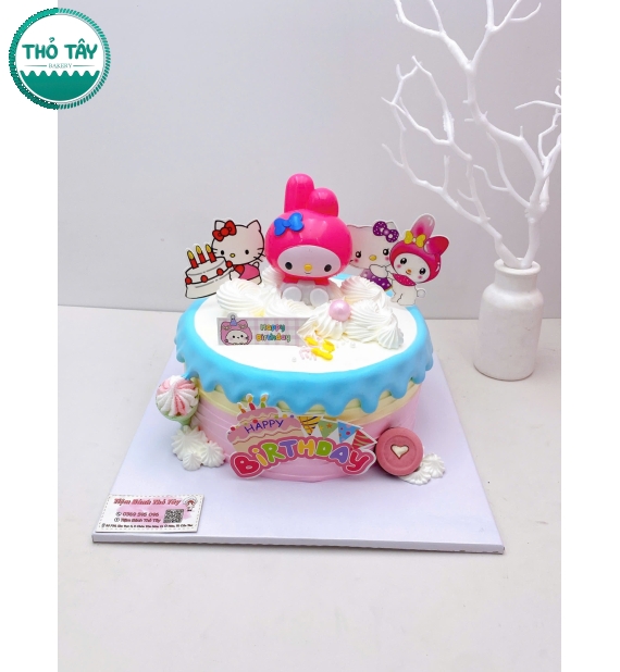 Bánh Kem dành cho bé gái tone hồng hot 2026