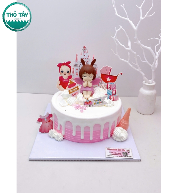 Bánh Kem dành cho bé gái công chúa xinh sắn 