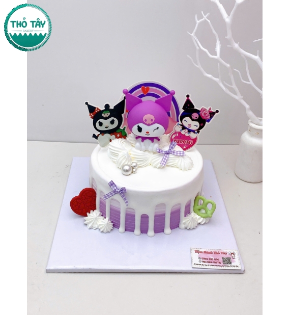 Bánh Kem dành cho bé gái Kô rô mi hot 2026 tại Thỏ Tây 