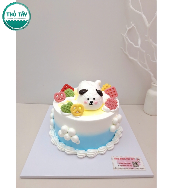 Bánh Kem Hàn Quốc kết hợp tone pastel đáng yêu 