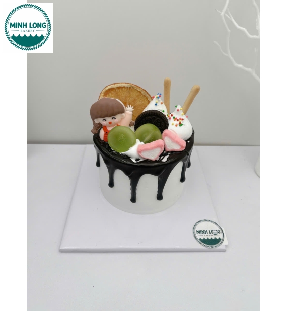 Bánh Kem trái cây socola mix trái cây tặng chồng 