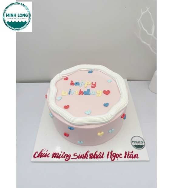 Bánh Kem Hàn Quốc tone hồng tặng bạn thân hot 